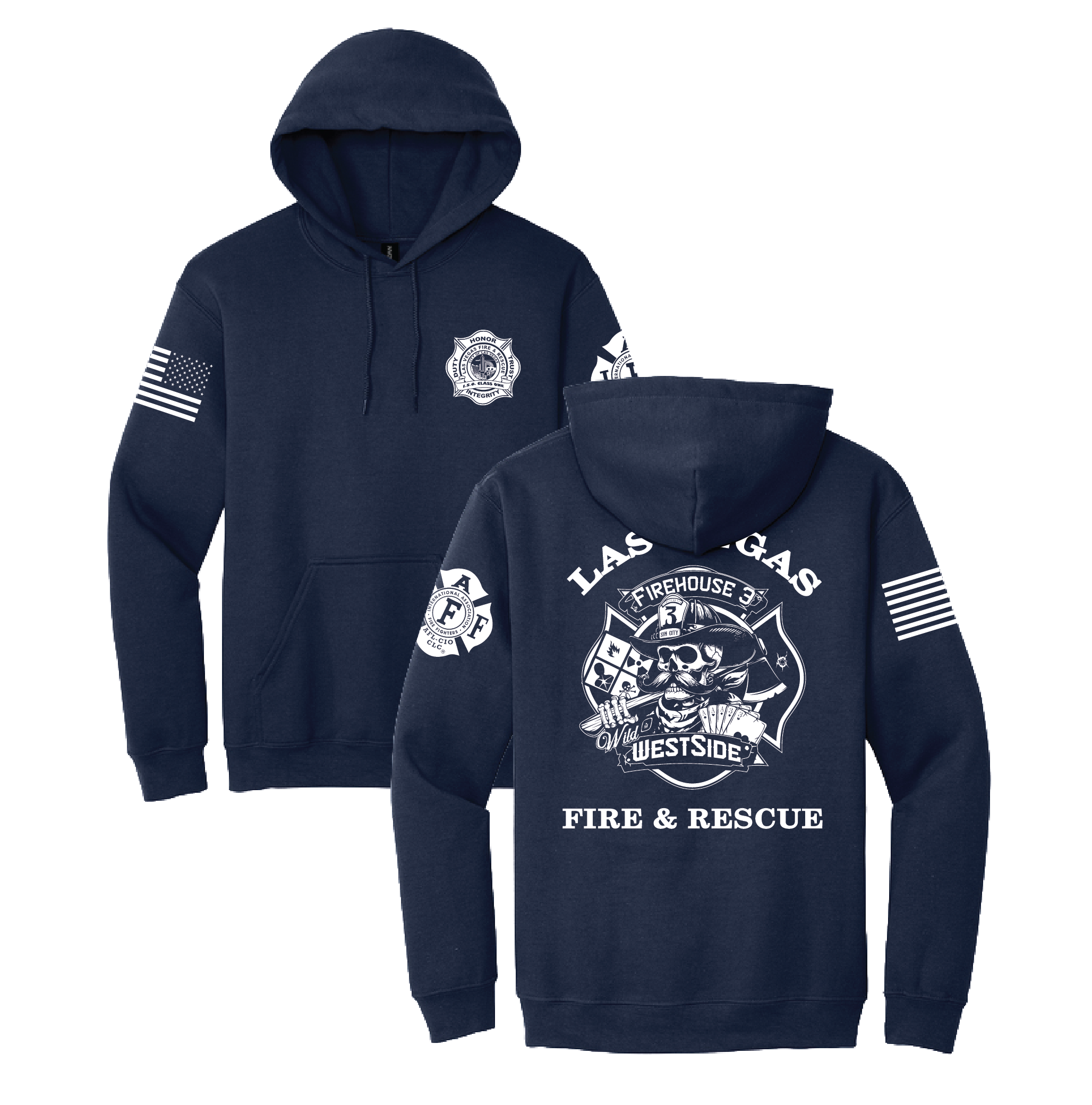LVFR (Las Vegas Fire & Rescue) Station 3 Duty Hoodie
