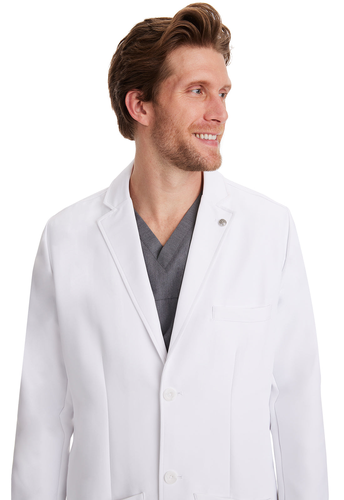 Healing Hands Lyndon Labcoat in White