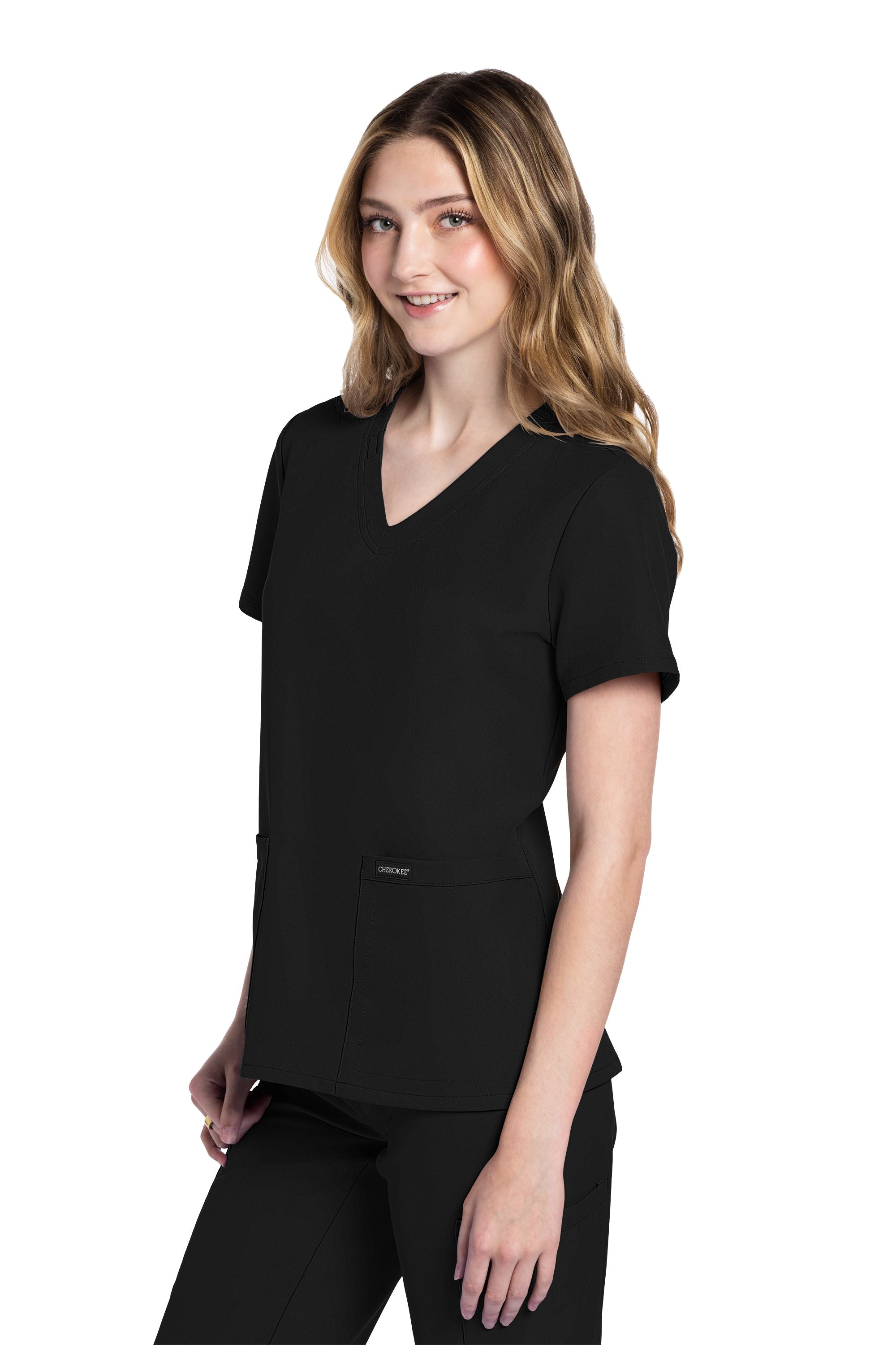 Women's Cherokee Ultra V-Neck 2 Pocket Top