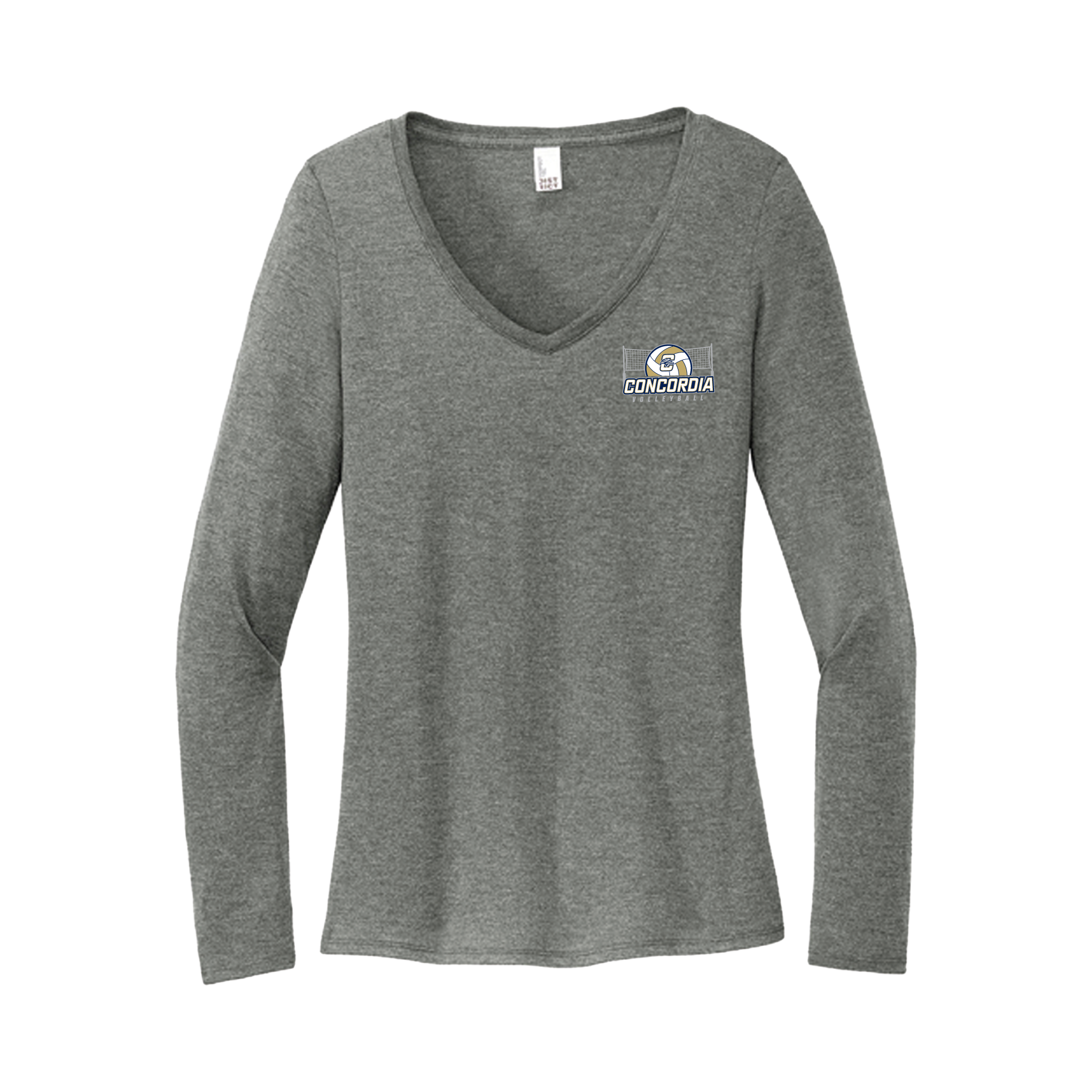 CLSO Women's LS V-Neck | "Concordia Volleyball"