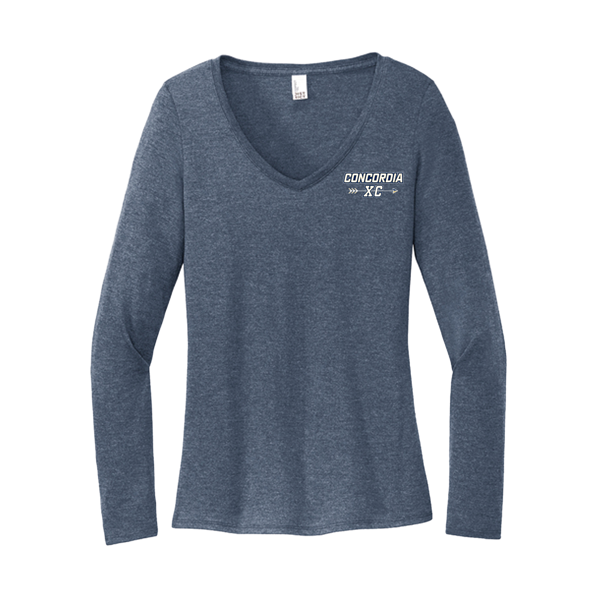 CLSO Women's LS V-Neck | "Concordia Cross Country"