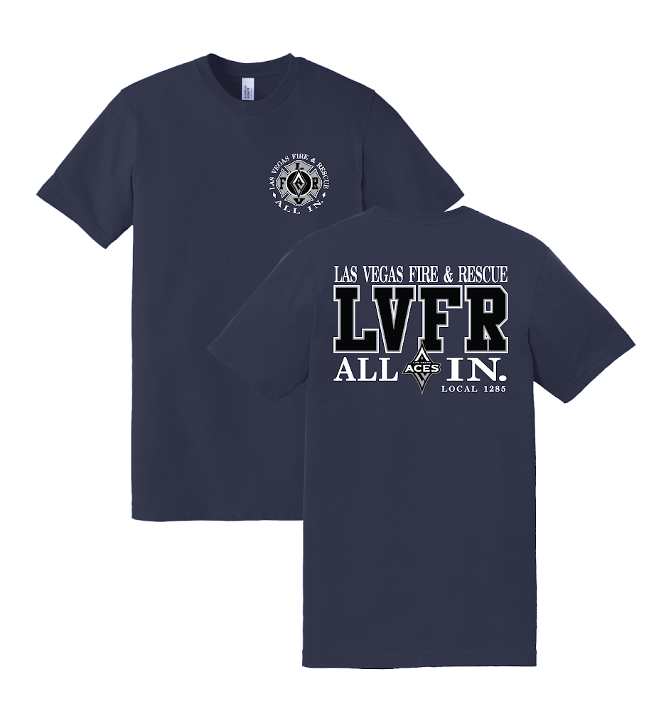 LVFR (Las Vegas Fire & Rescue) 50/50 Aces Duty Shirt