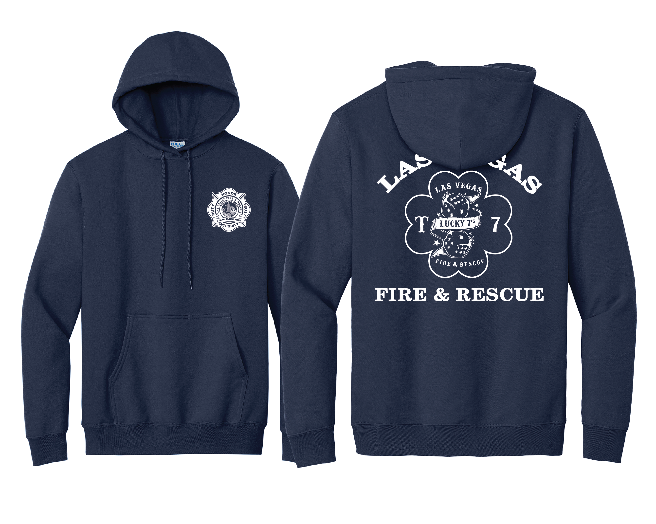 LVFR (LAS VEGAS FIRE & RESCUE) STATION 7 DUTY HOODIE
