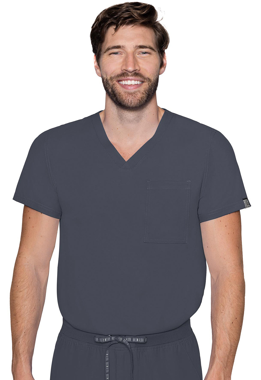 Roth's Men's 1 Pocket Top (w/ Example Embroidery)