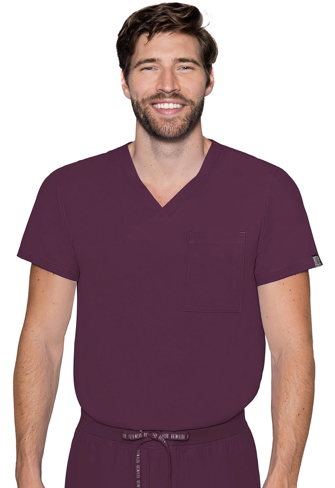 Roth's Men's 1 Pocket Top (w/ Example Embroidery)