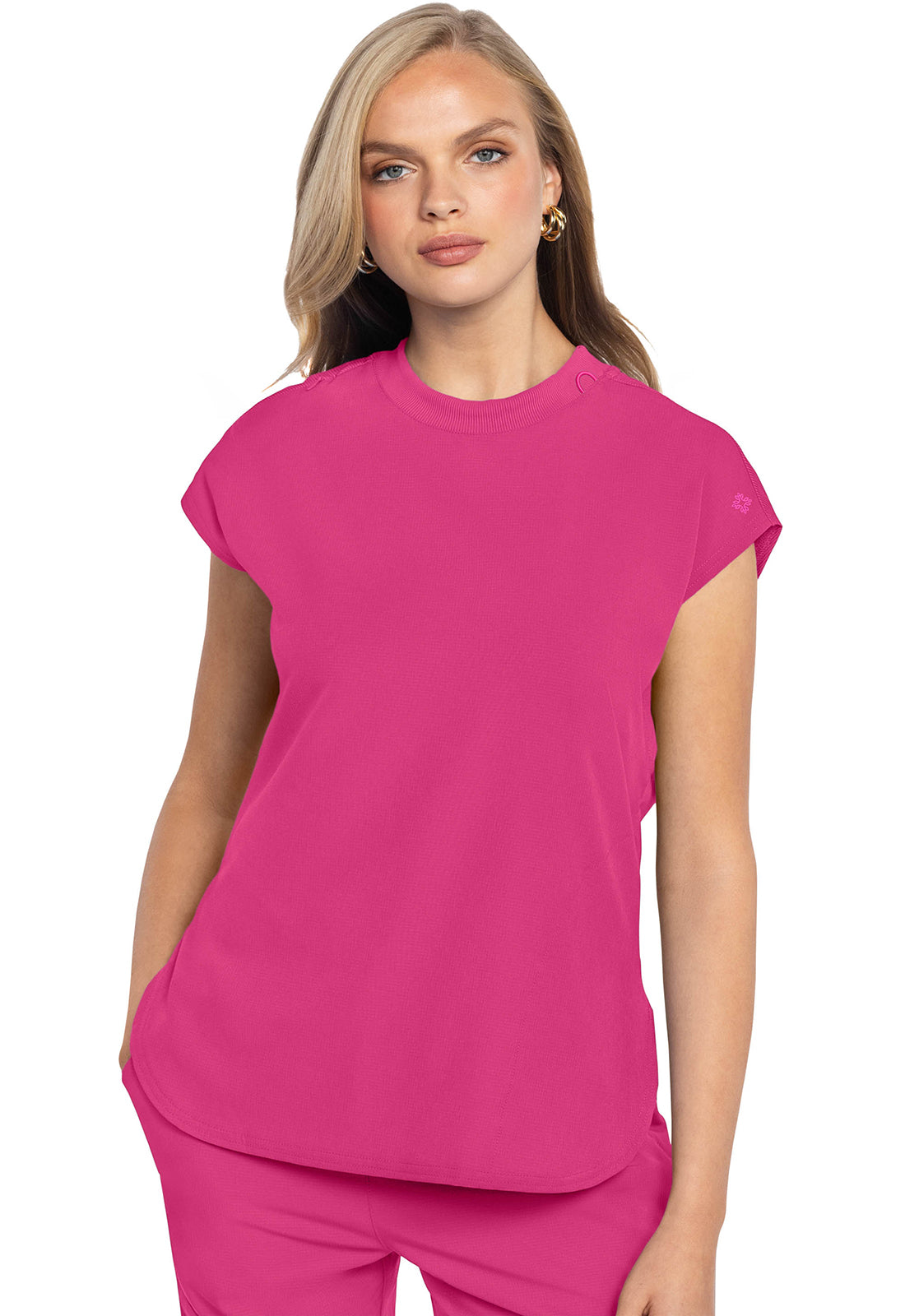 Med Couture Round Neck Tuckable Top