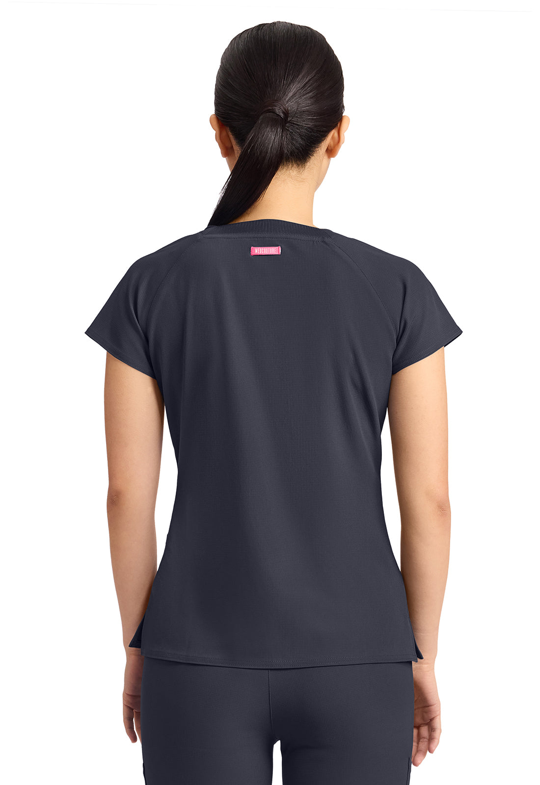 Med Couture Women's 3-Pocket Square Neck Top