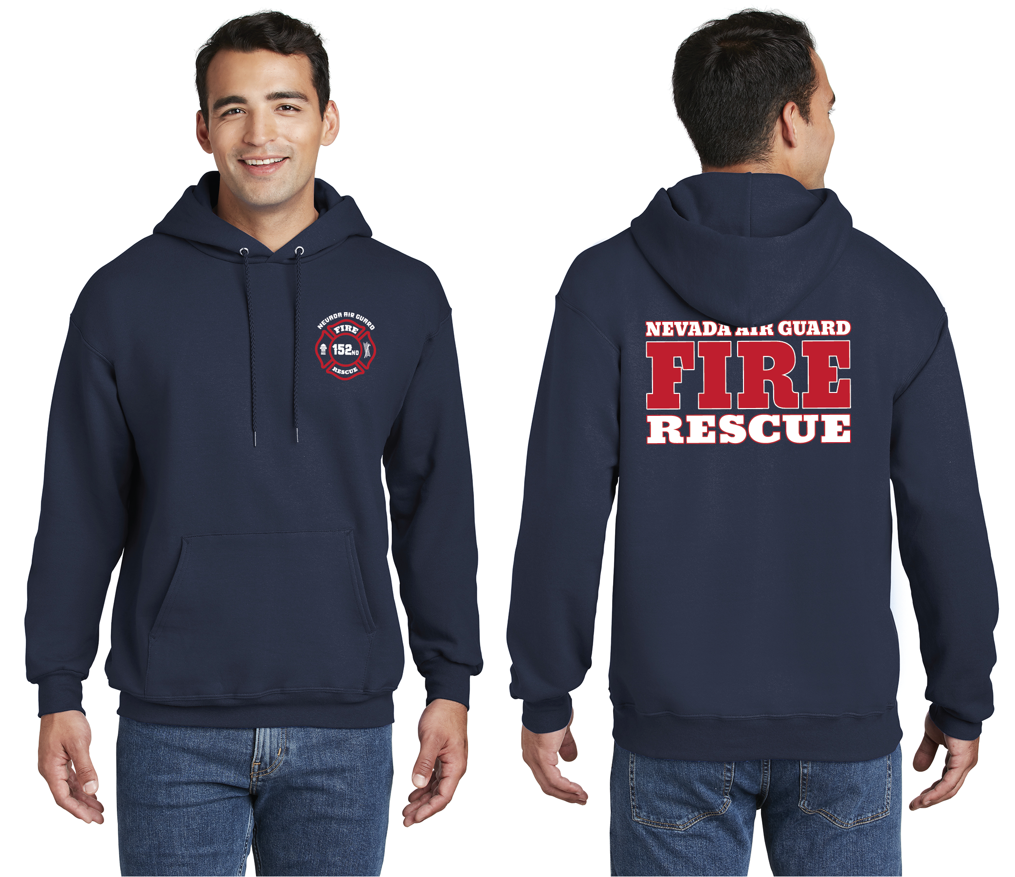 Nevada Air Guard Fire & Rescue Pullover Hoodie