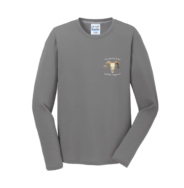 Nevada Fire Zone LS Tee - Poly Cotton Blend