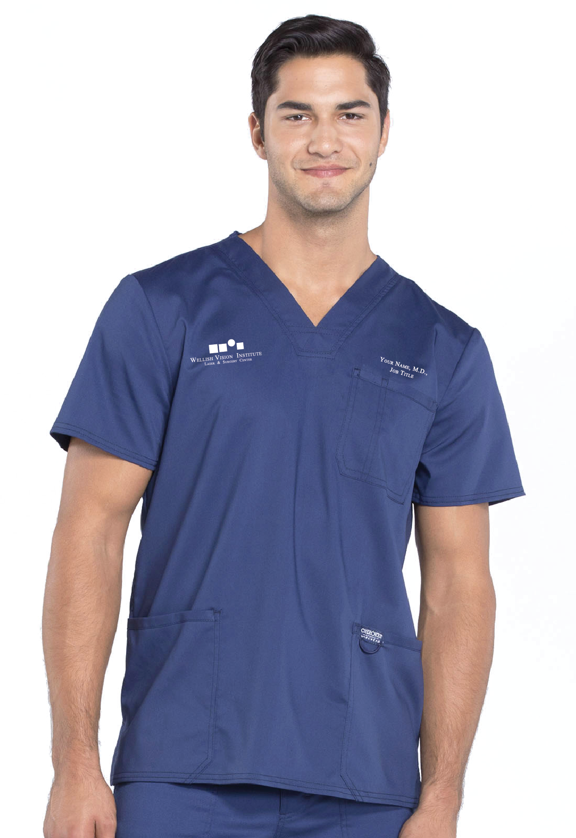 Cherokee - Men's Revolution Scrubs V-Neck Top