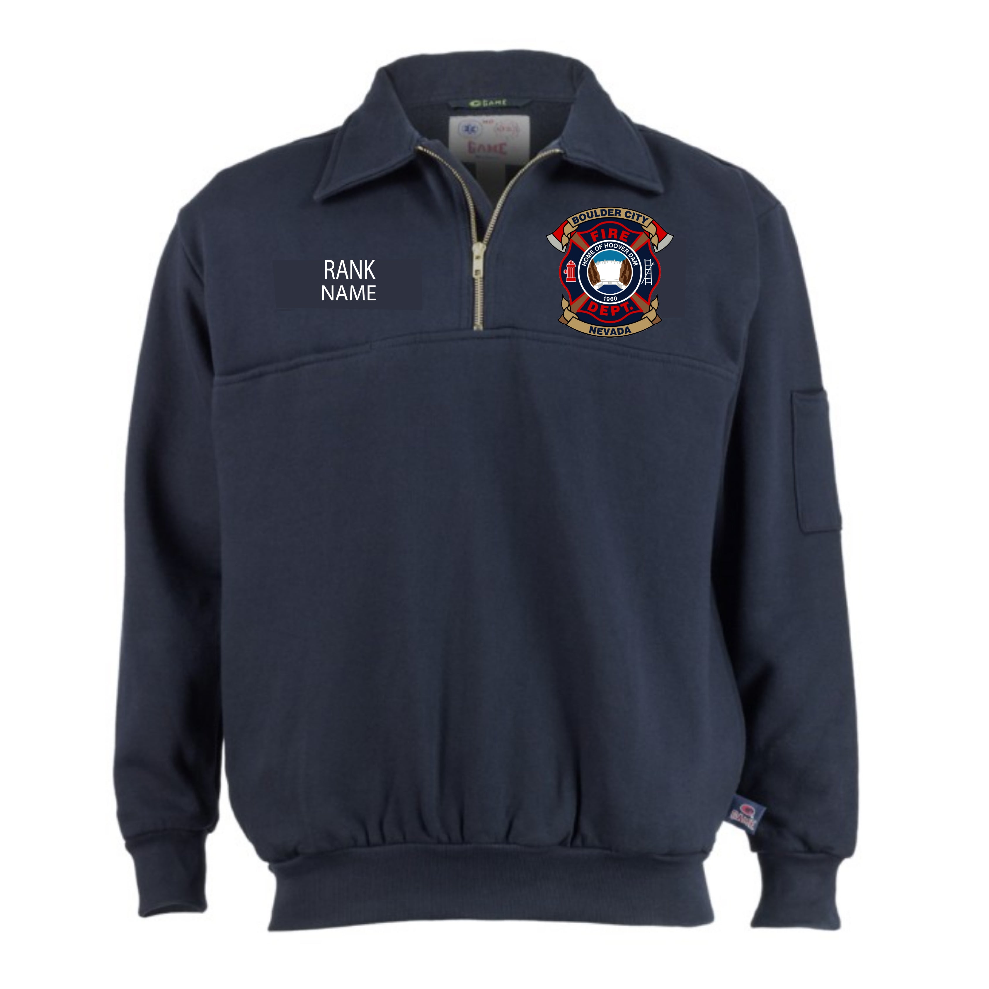 BCFD Game 1/4 Zip Job Shirt