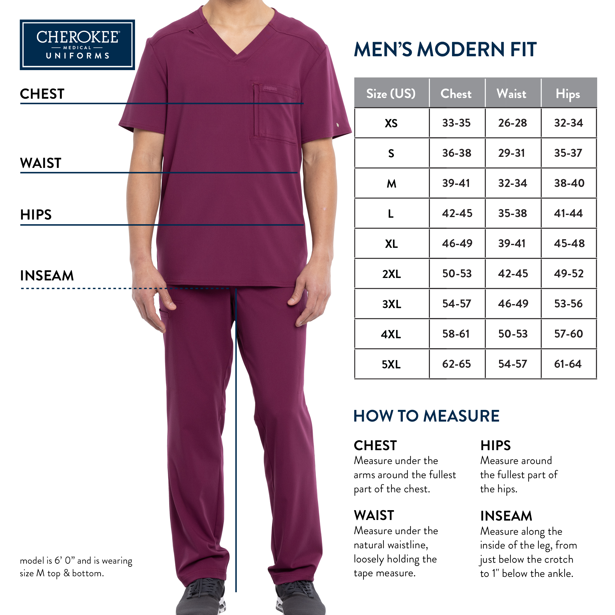 Cherokee - Men's Revolution Scrubs V-Neck Top