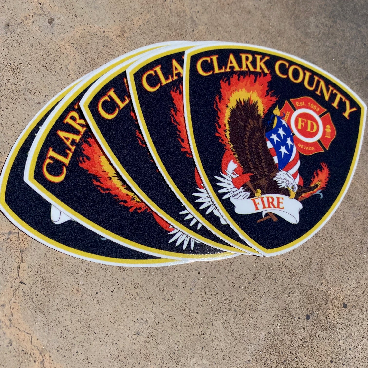 CCFD Eagle Decal