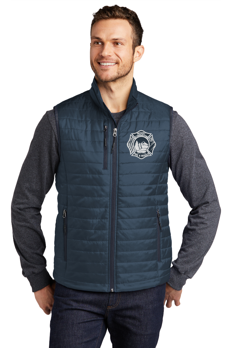 MCFR Embroidered Packable Puffy Jacket and Vest