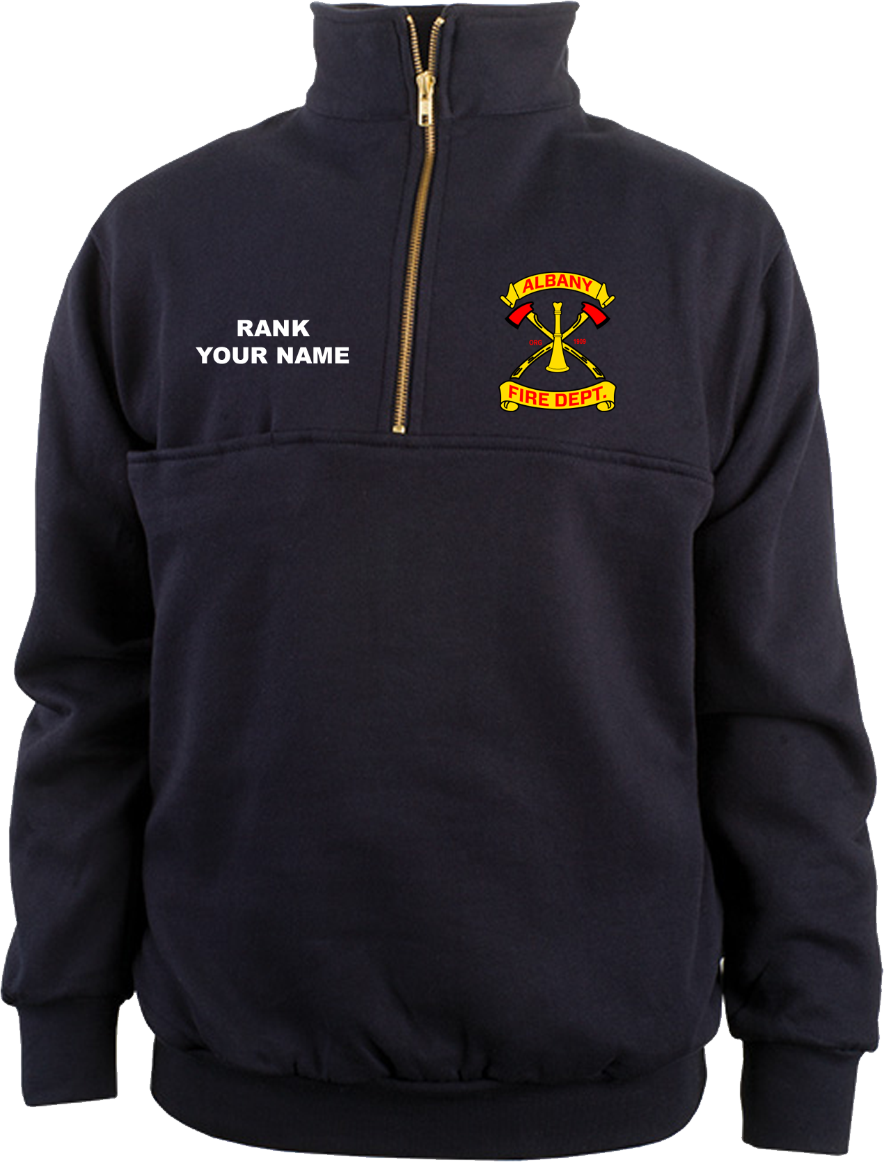 Albany Game 1/4 Zip Job Shirt