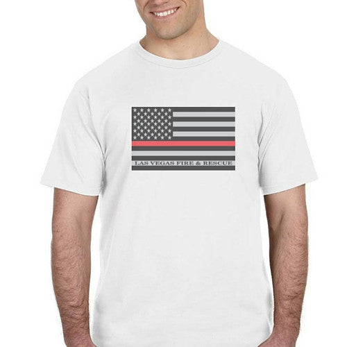 LVFR Thin Red Line Flag Tee