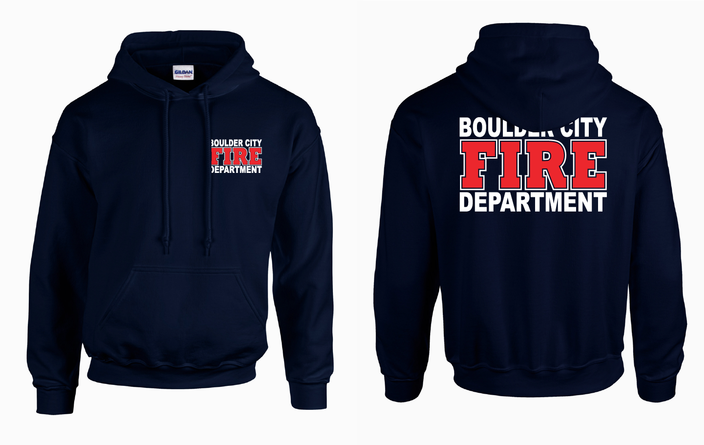 50/50 Cotton/Poly Fleece Boulder City Hoodie