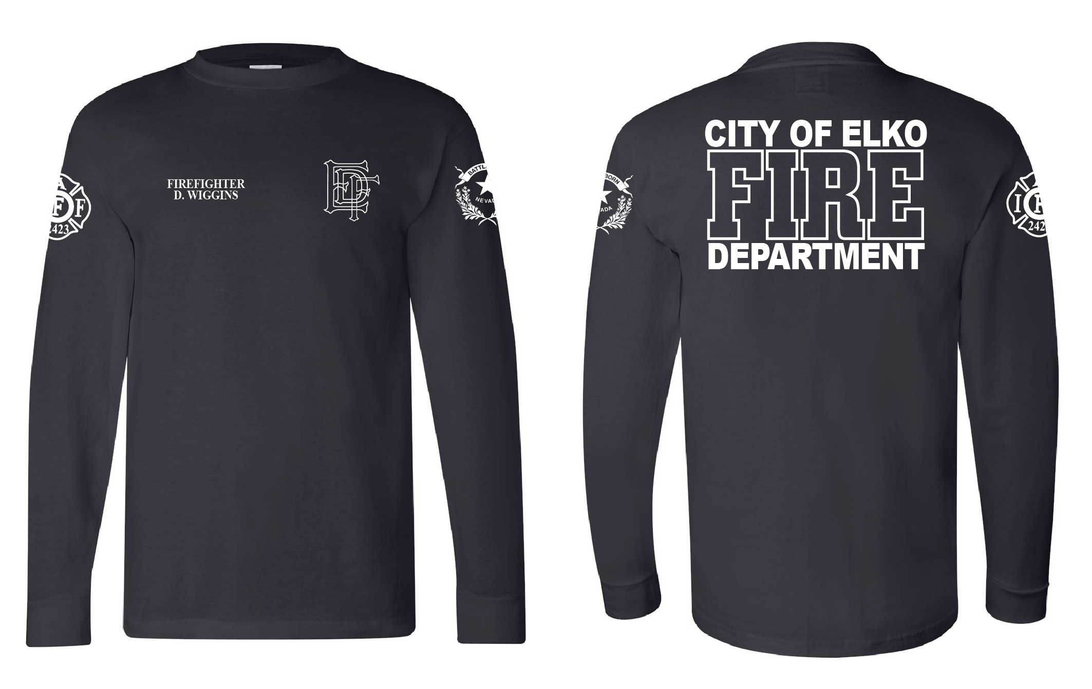 Elko Fire & Rescue BAYSIDE American Apparel Duty Tee