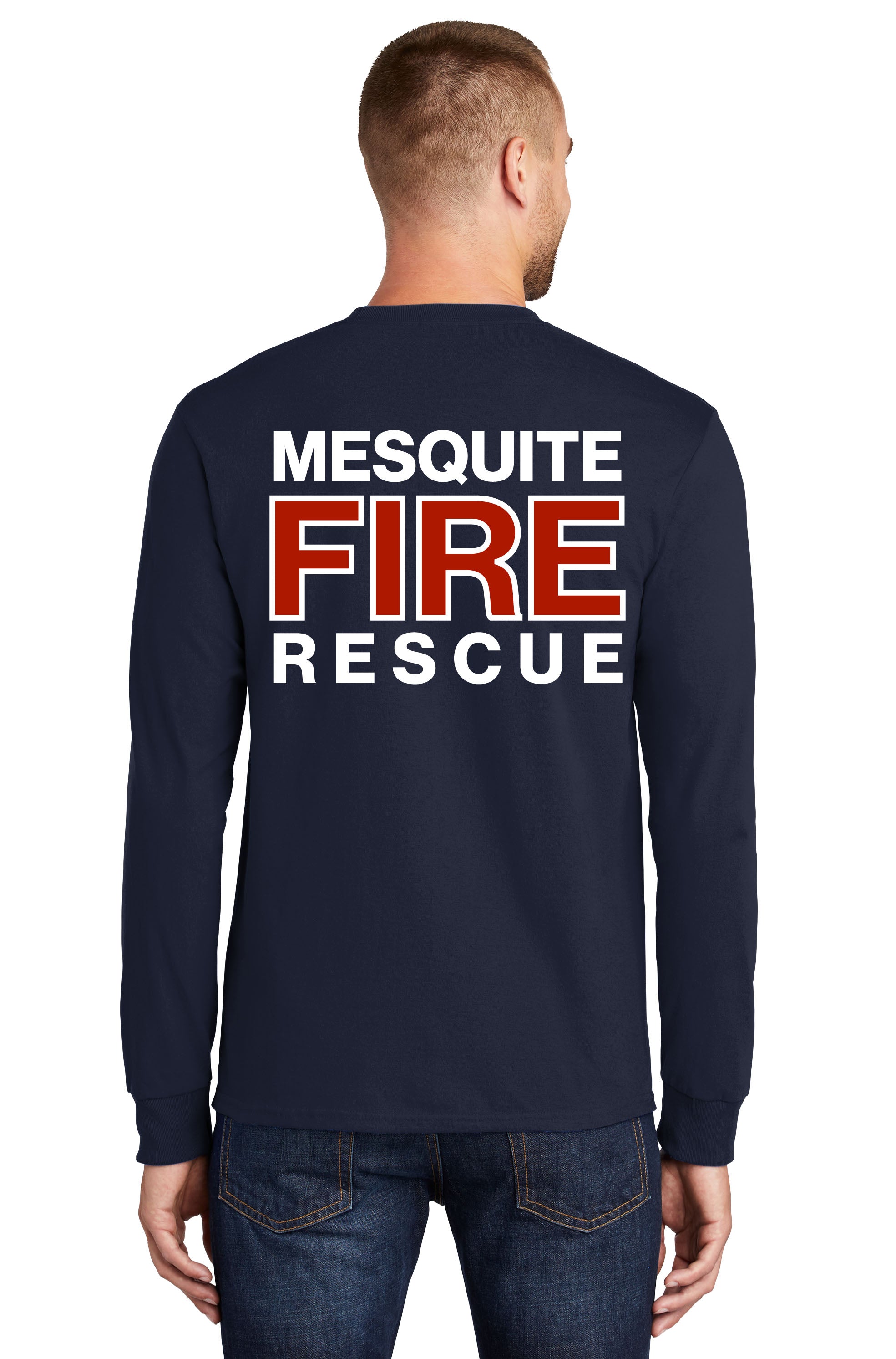 Mesquite Fire Port & Company Longsleeve Tall Duty T-Shirt (PC61lst)