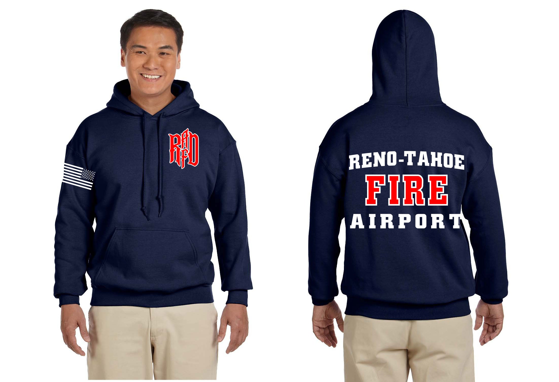 Reno Tahoe Airport Fire pullover Hoodie