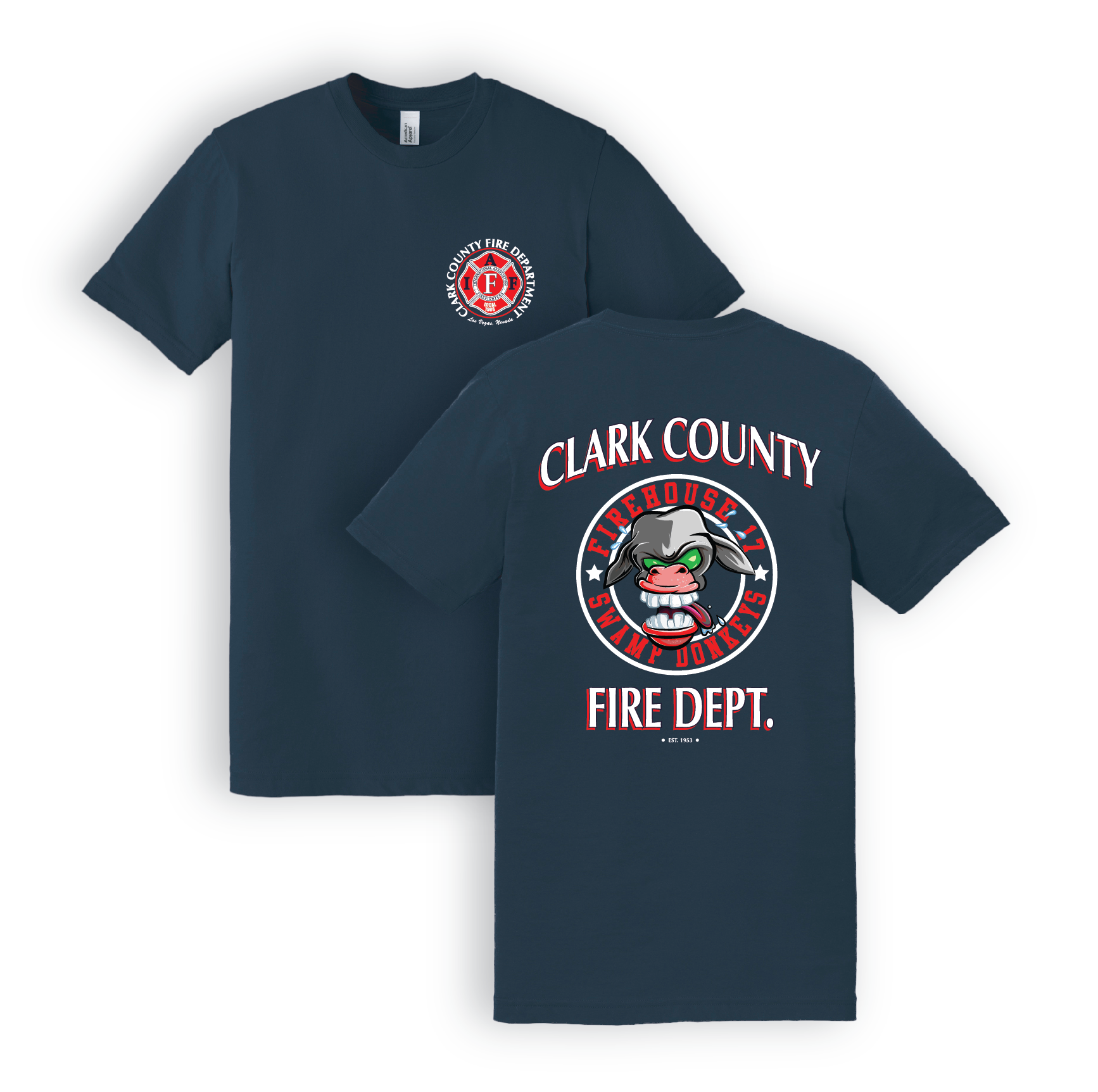 CCFD (Clark County Fire Department) Station 17B Swamp Donkeys Shirt