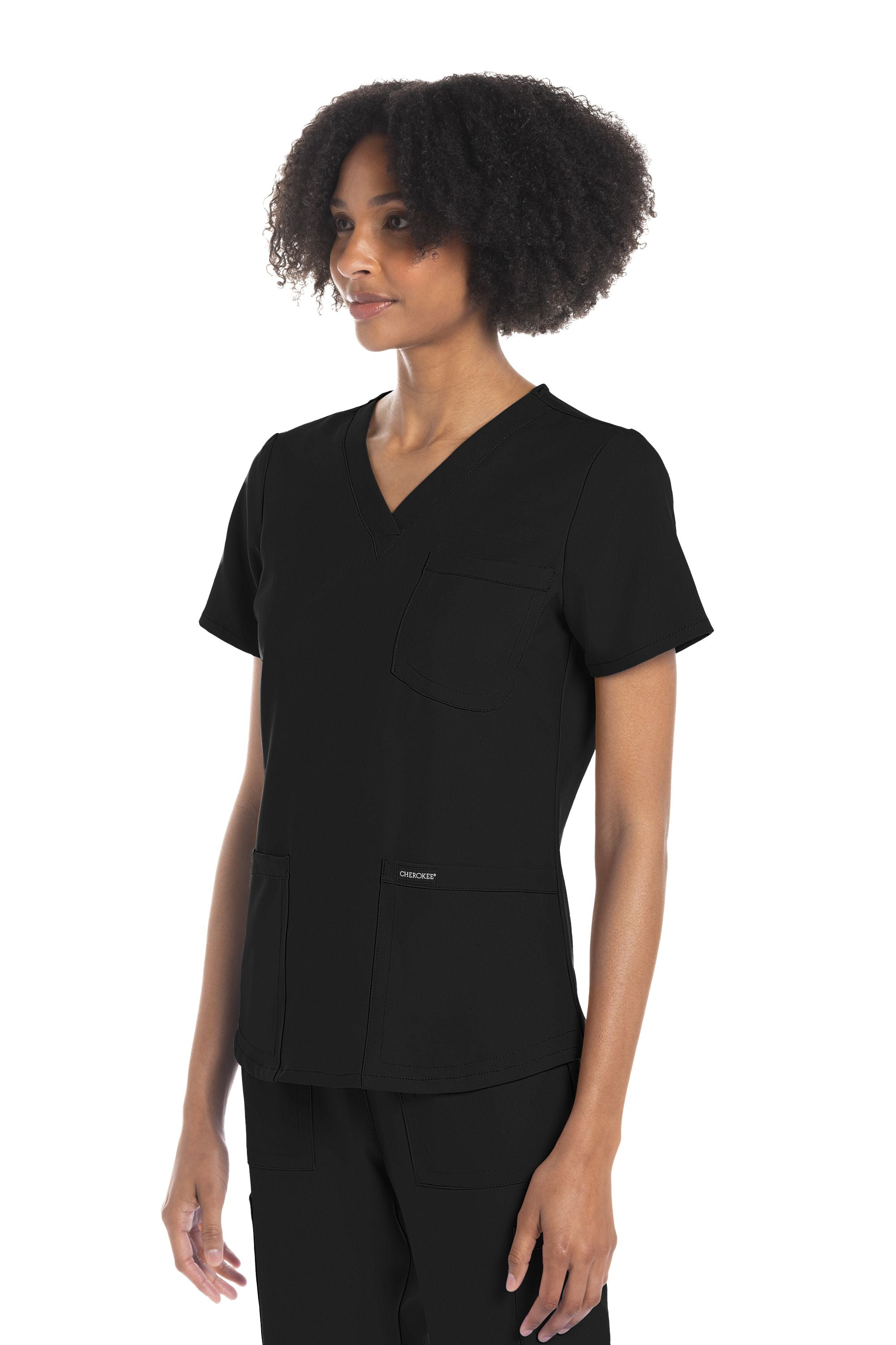 Women's Cherokee Ultra V-Neck 3 Pocket Top