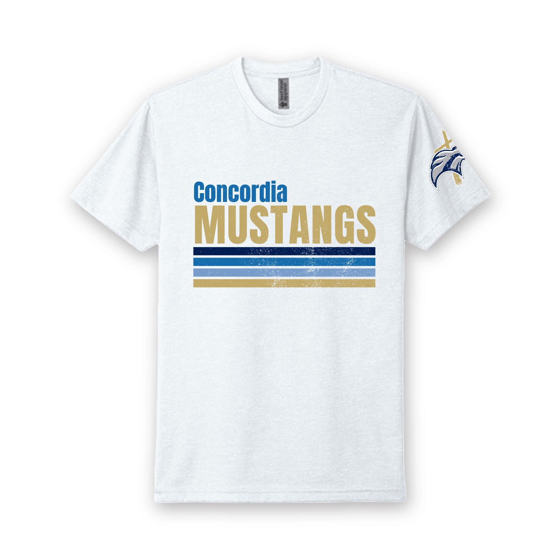 CLSO White T-Shirt | Sunset Graphic