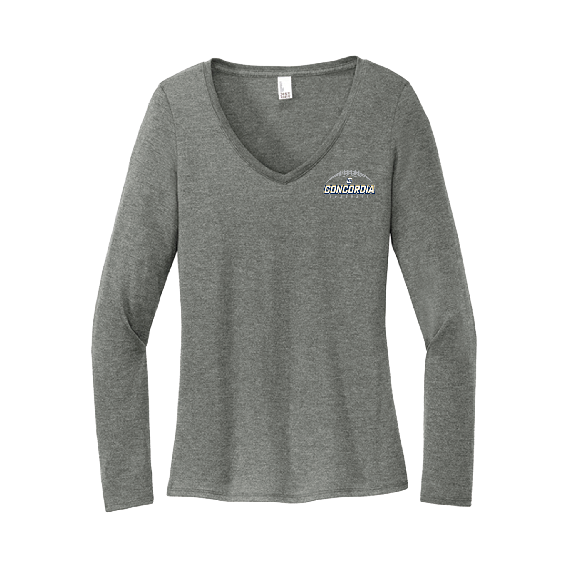 CLSO Women's LS V-Neck | "Concordia Football"
