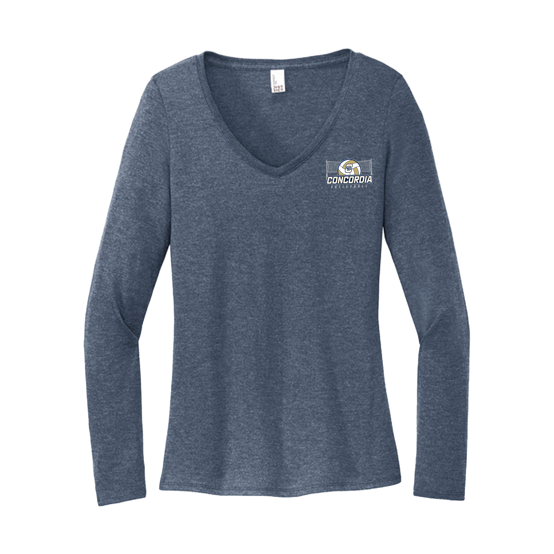 CLSO Women's LS V-Neck | "Concordia Volleyball"