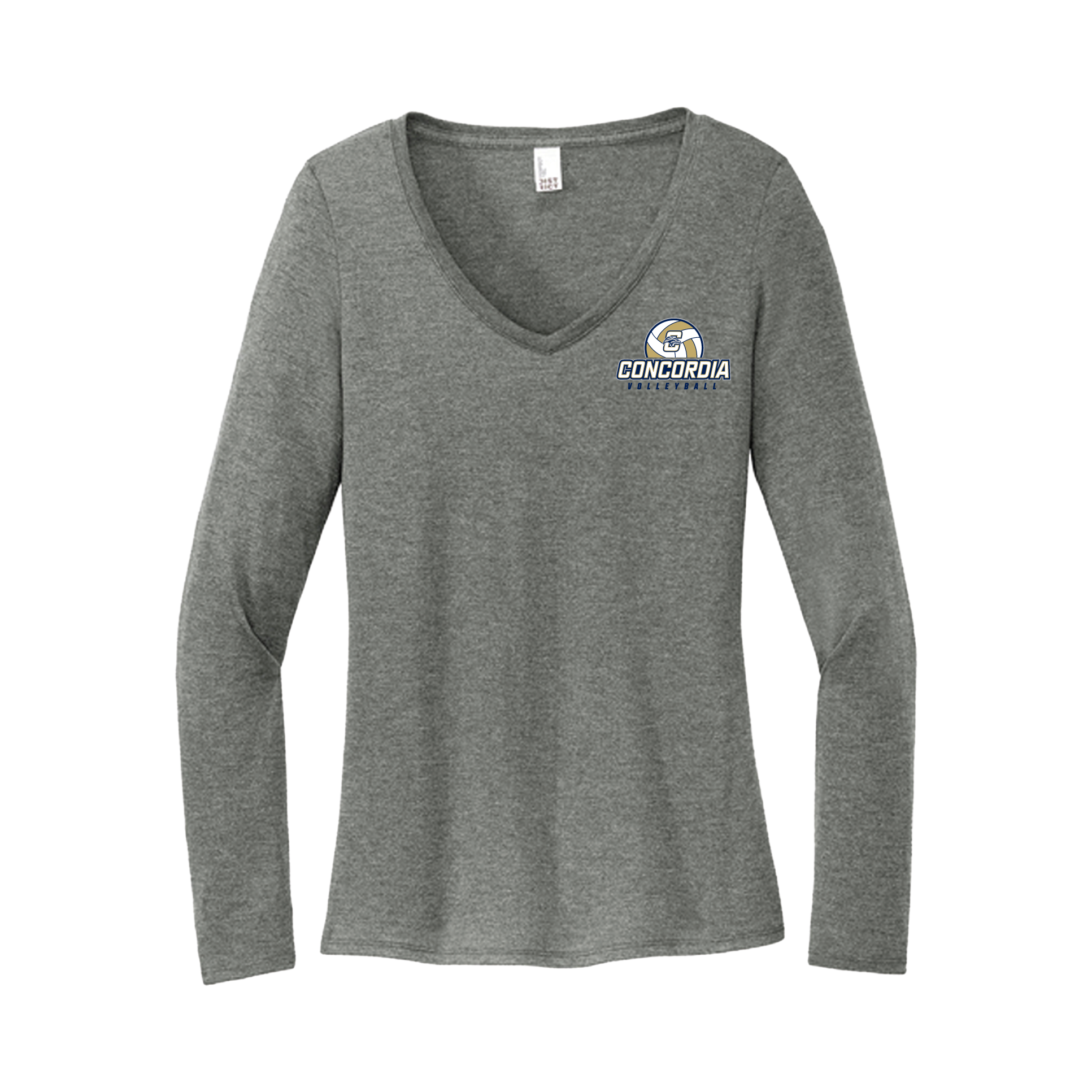 CLSO Women's LS V-Neck | "Concordia Volleyball"