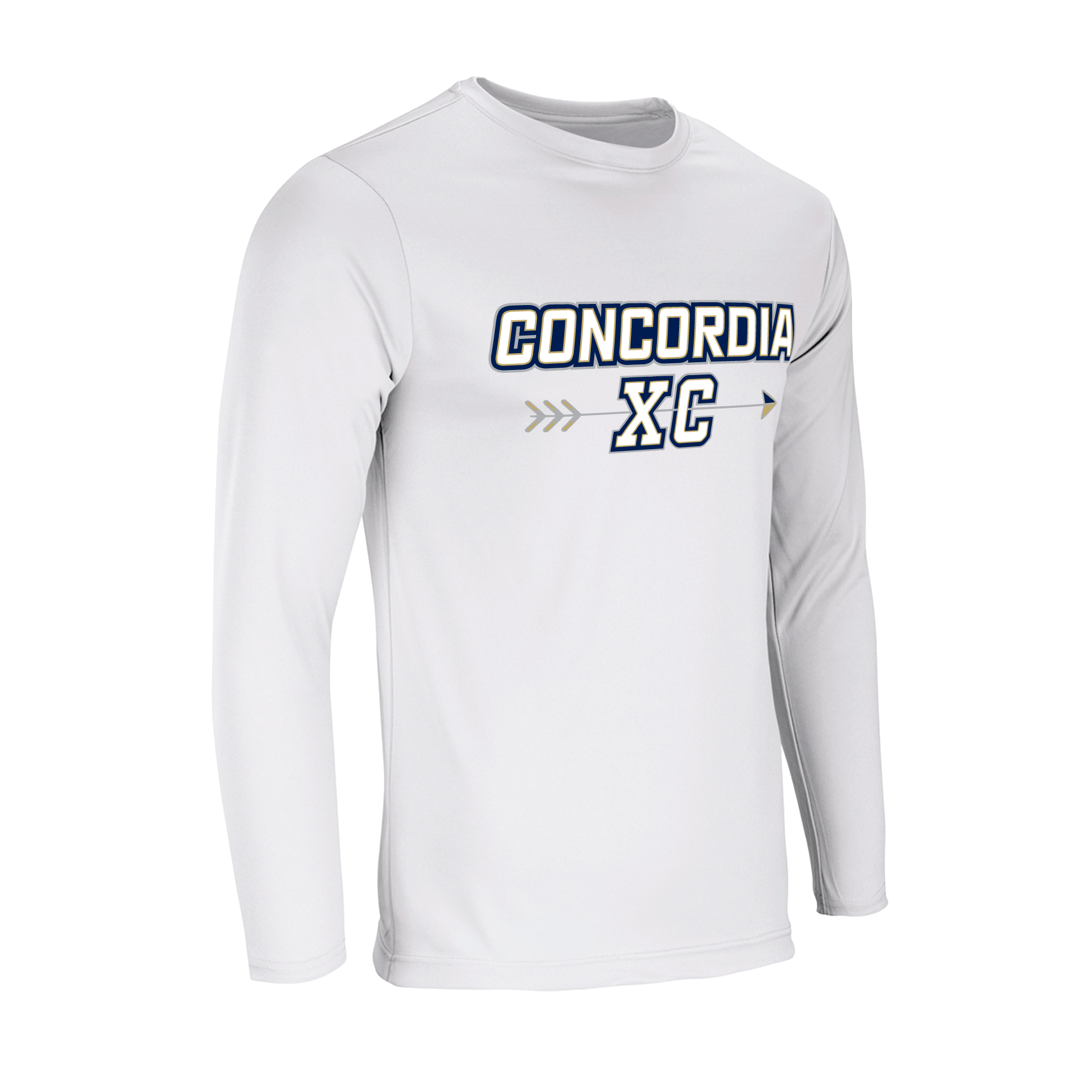 CLSO White LS T-Shirt | "Concordia Cross Country"