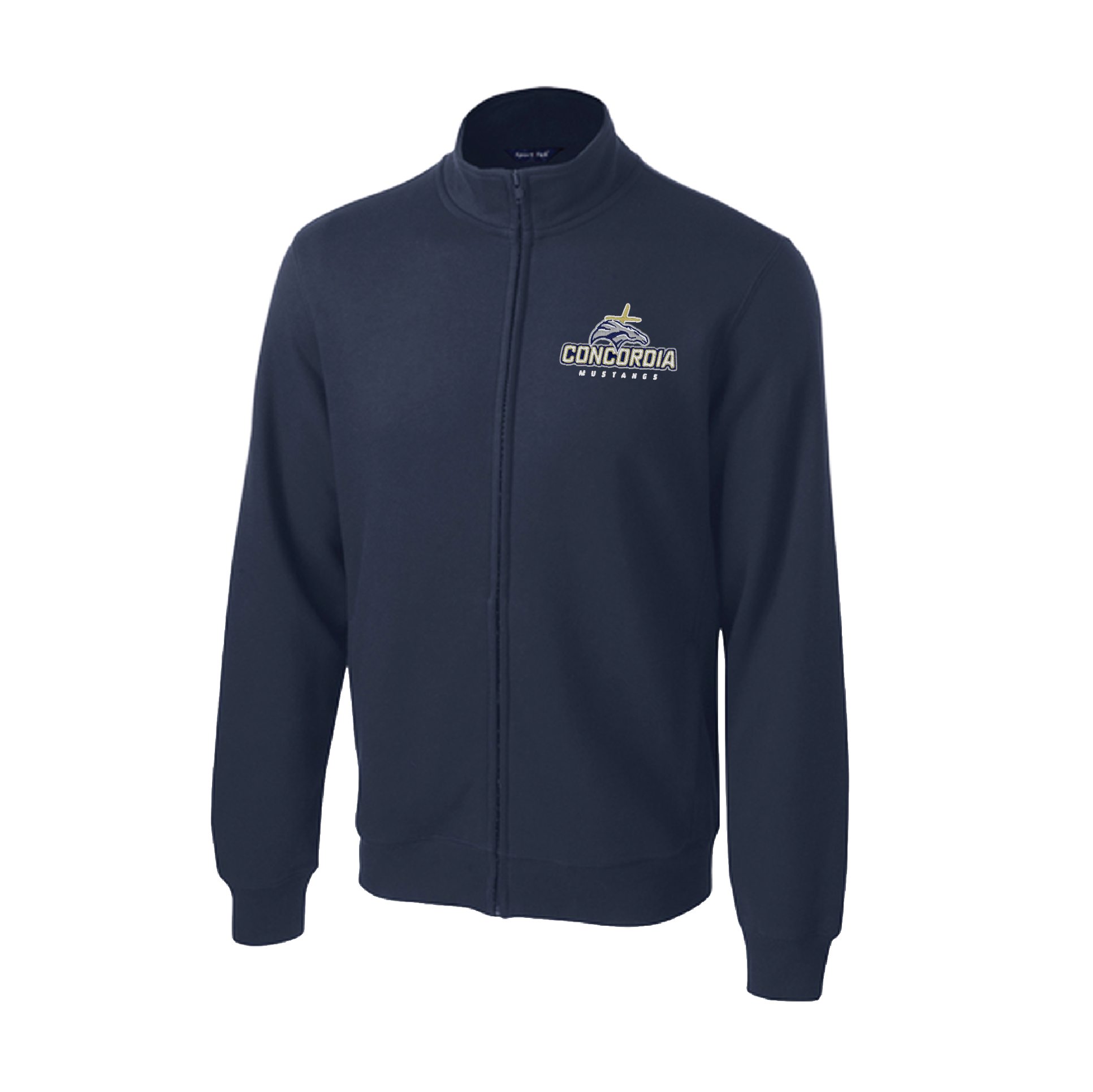 CLSO Navy Full Zip | "Concordia Mustangs"
