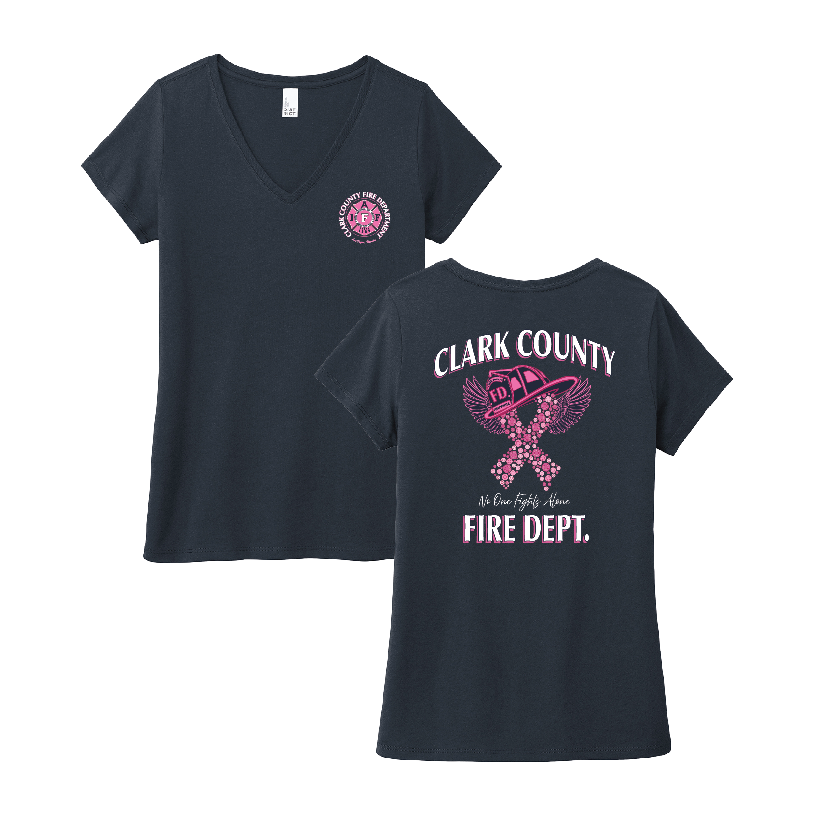 CCFD Breast Cancer Awareness V-Neck- Triblend Women's