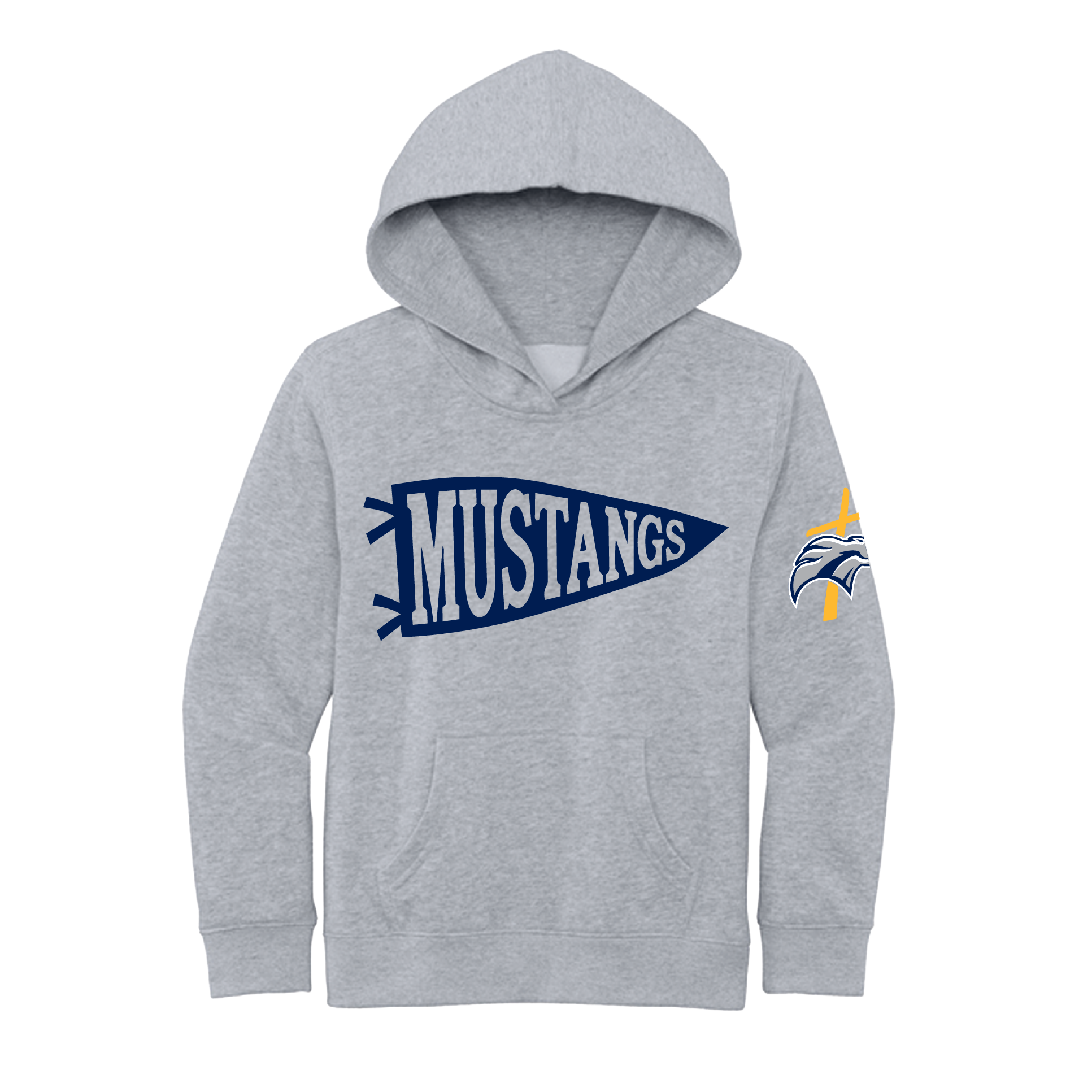 CLSO Youth Graphic Hoodie | Mustangs Pennant Item 92