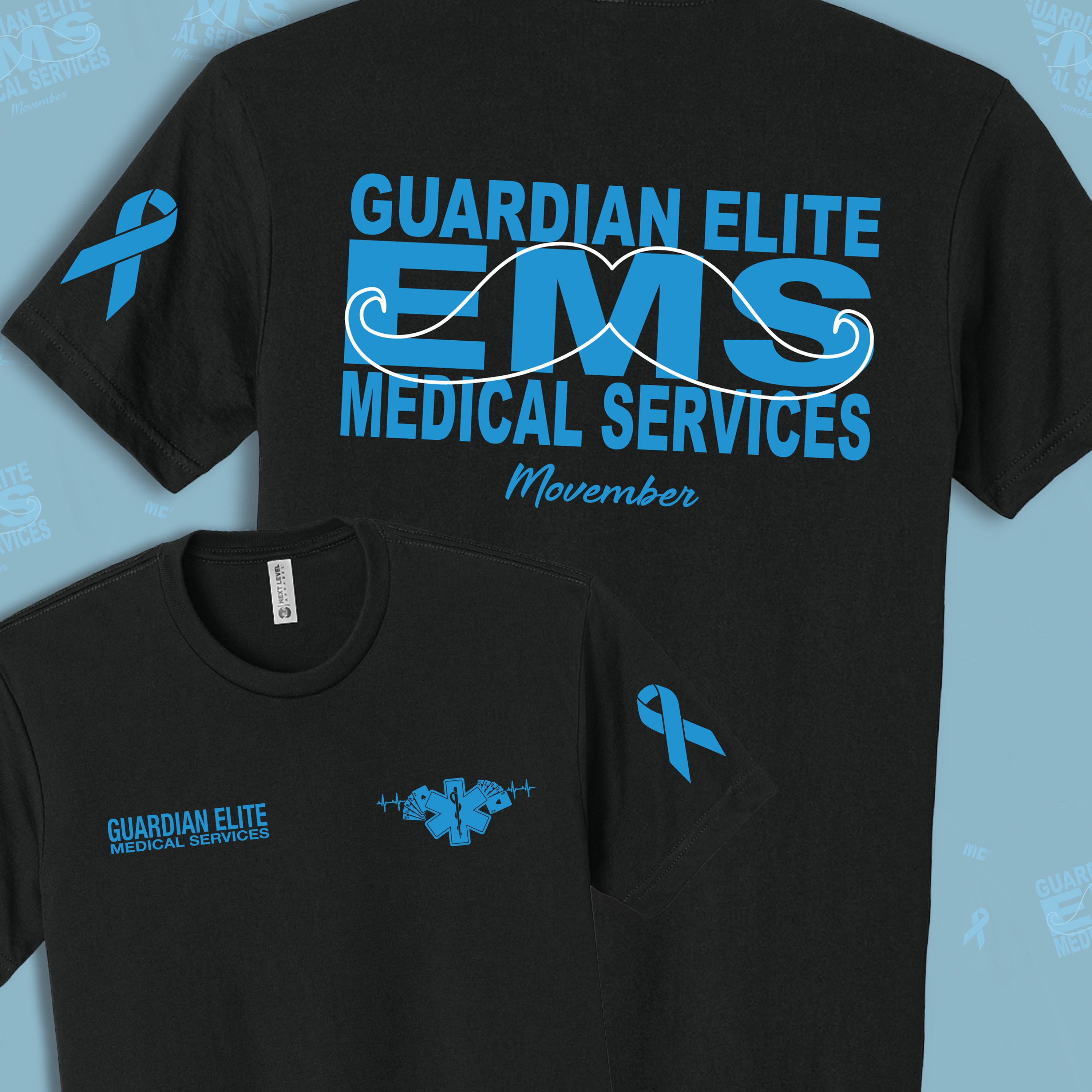 GEMS (Guardian Elite Medical Services) Movember Shirts