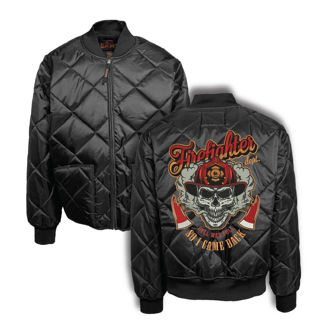 Hell Was Full Firefighter Skull Jacket