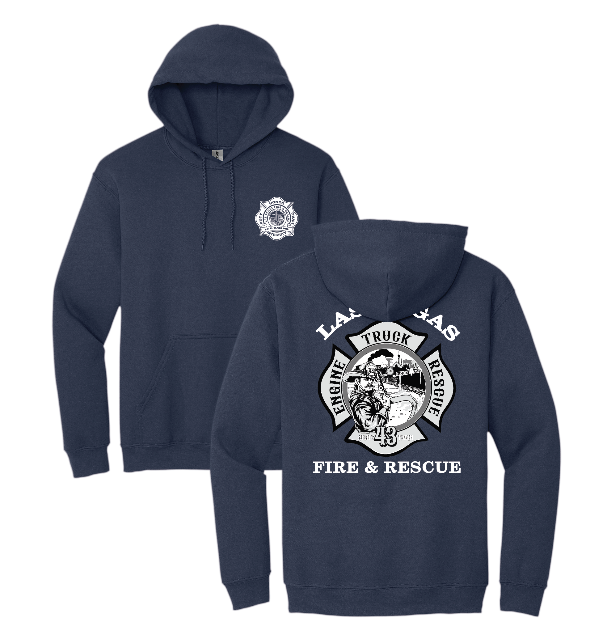 LVFR (Las Vegas Fire & Rescue) Station 43 Duty Hoodie