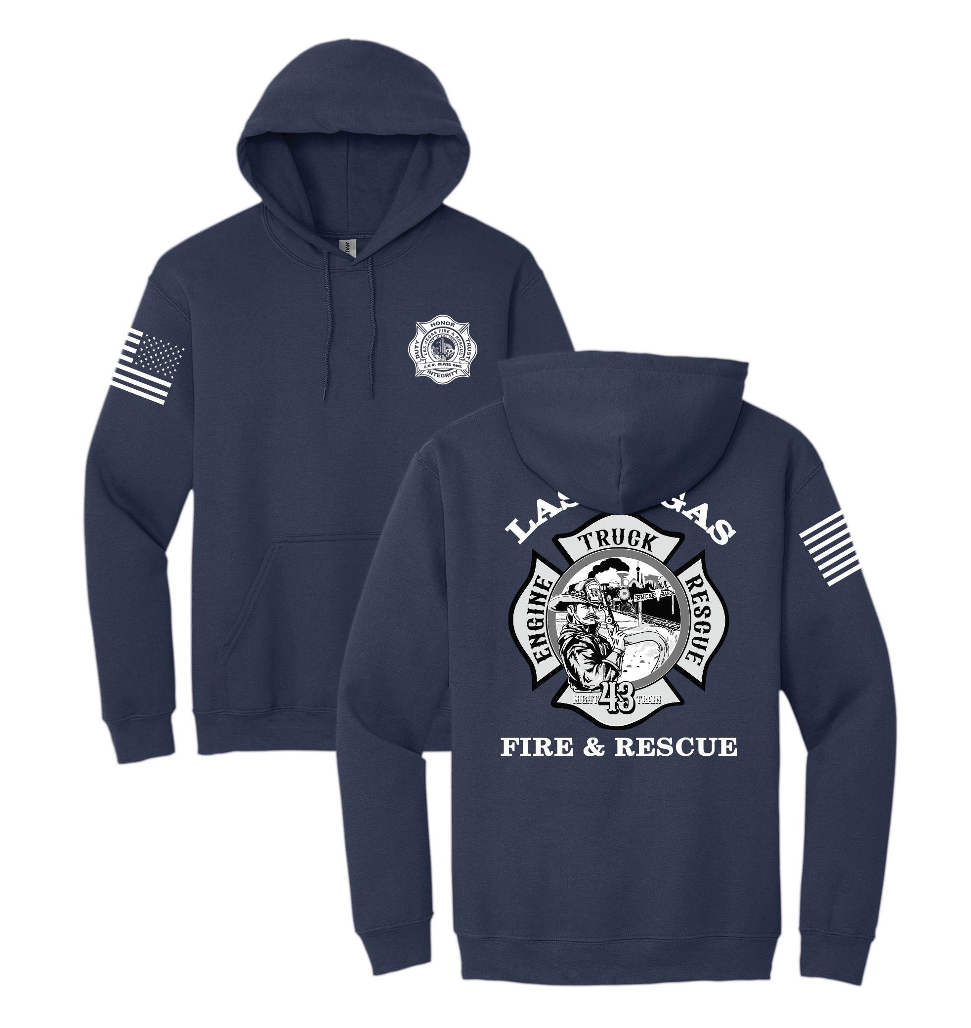 LVFR (Las Vegas Fire & Rescue) Station 43 Duty Hoodie