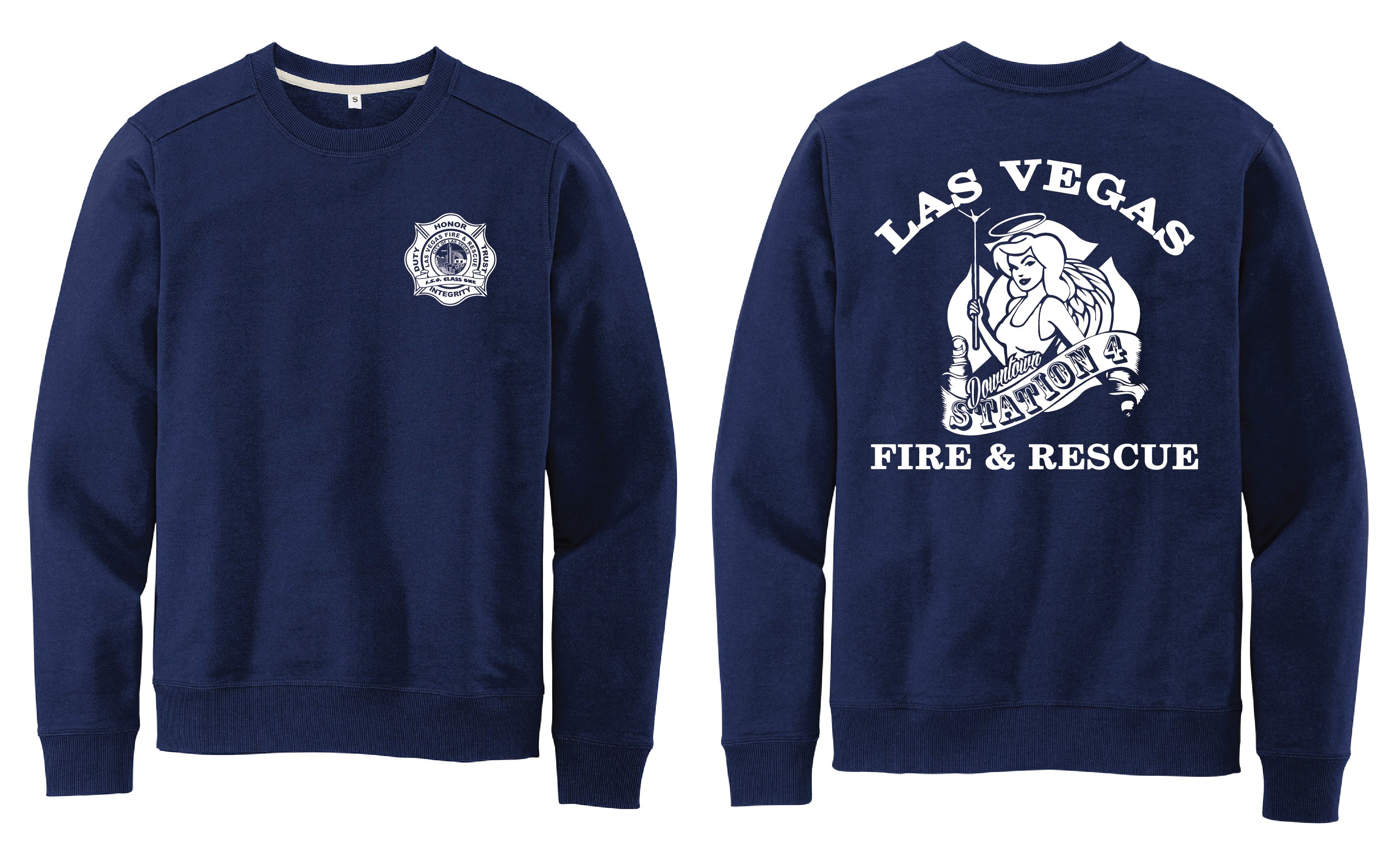 LVFR (Las Vegas Fire & Rescue) Station 4 Duty Crewneck Sweatshirt