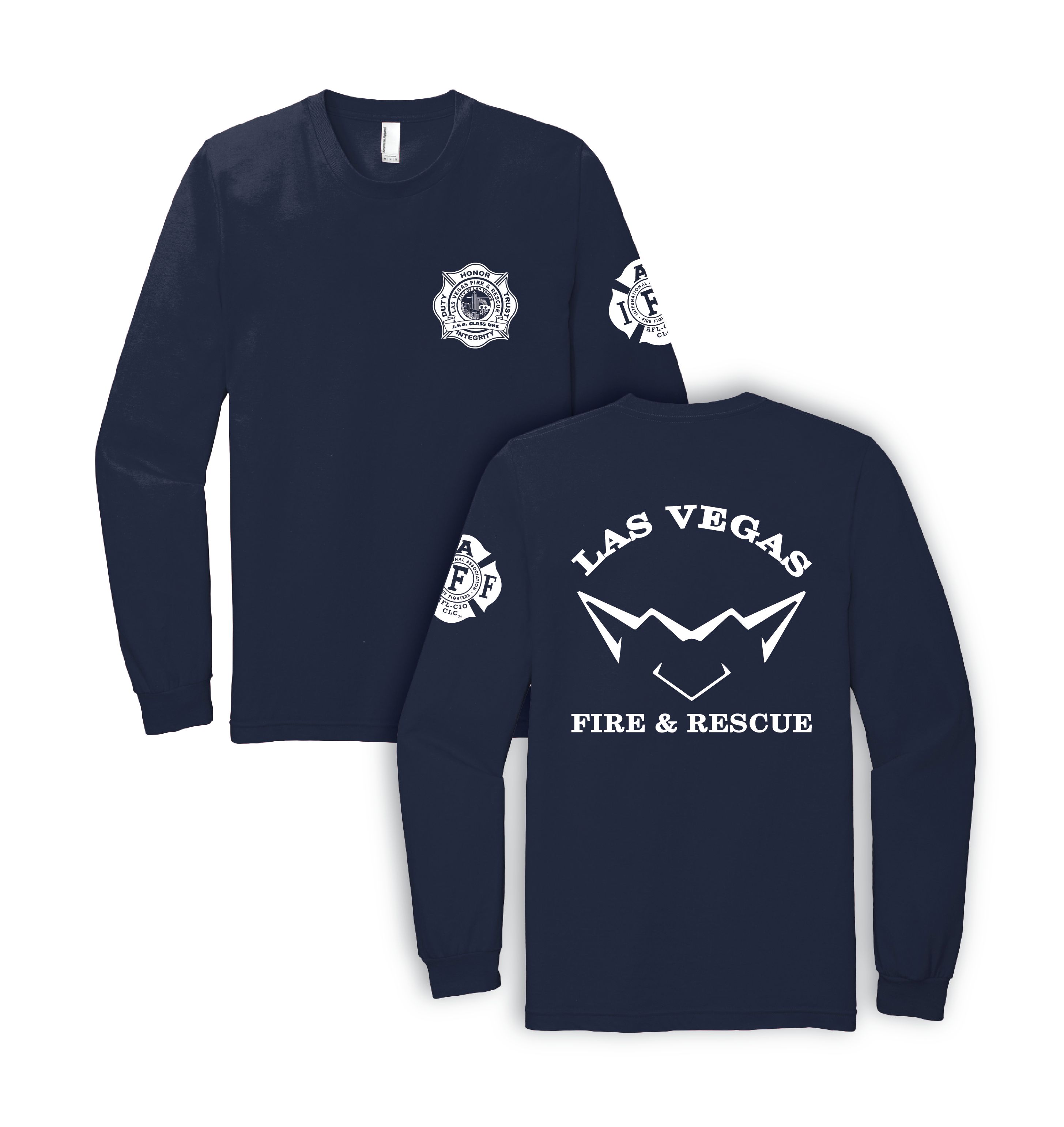 LVFR (Las Vegas Fire & Rescue) LS Duty Shirts - Station 45