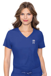 Med Couture Insight One Pocket Tuck-In Top
