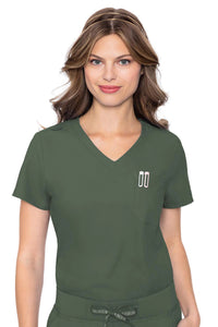 Med Couture Insight One Pocket Tuck-In Top