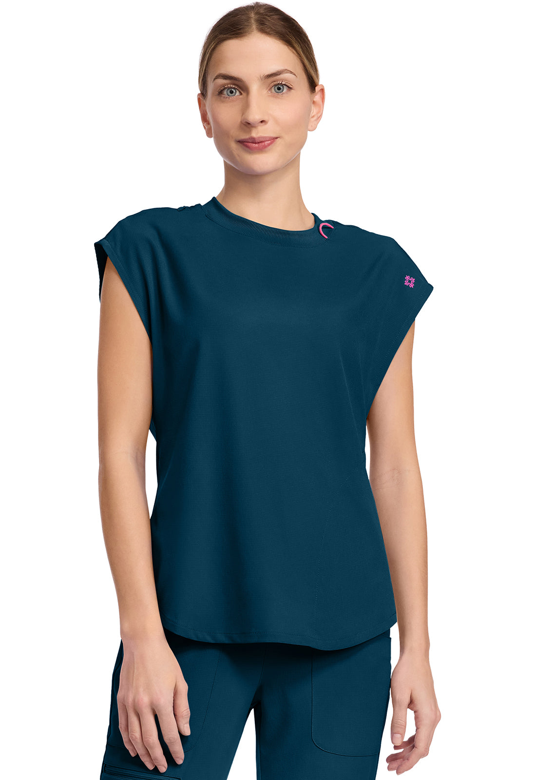 Med Couture Round Neck Tuckable Top