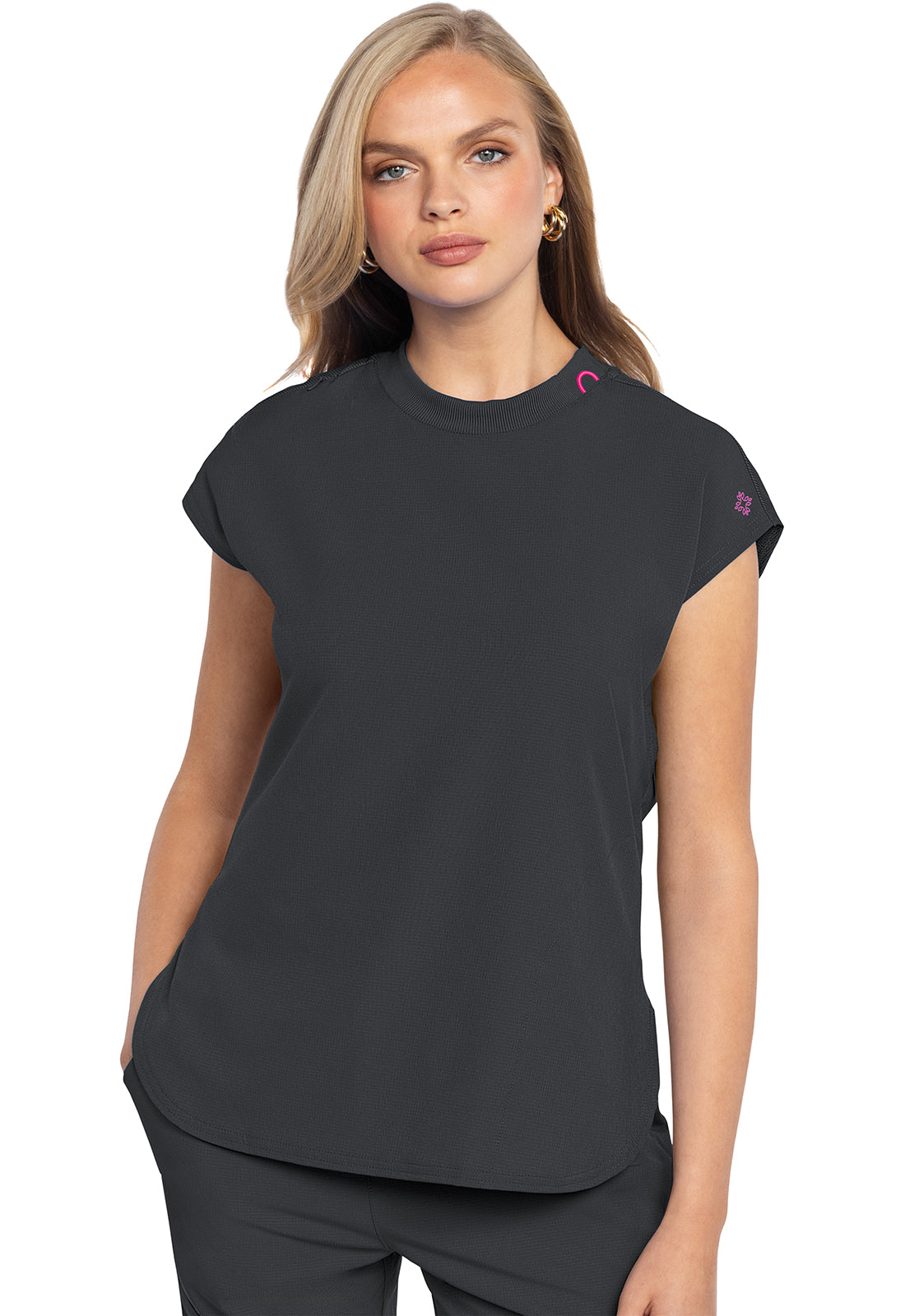 Med Couture Round Neck Tuckable Top