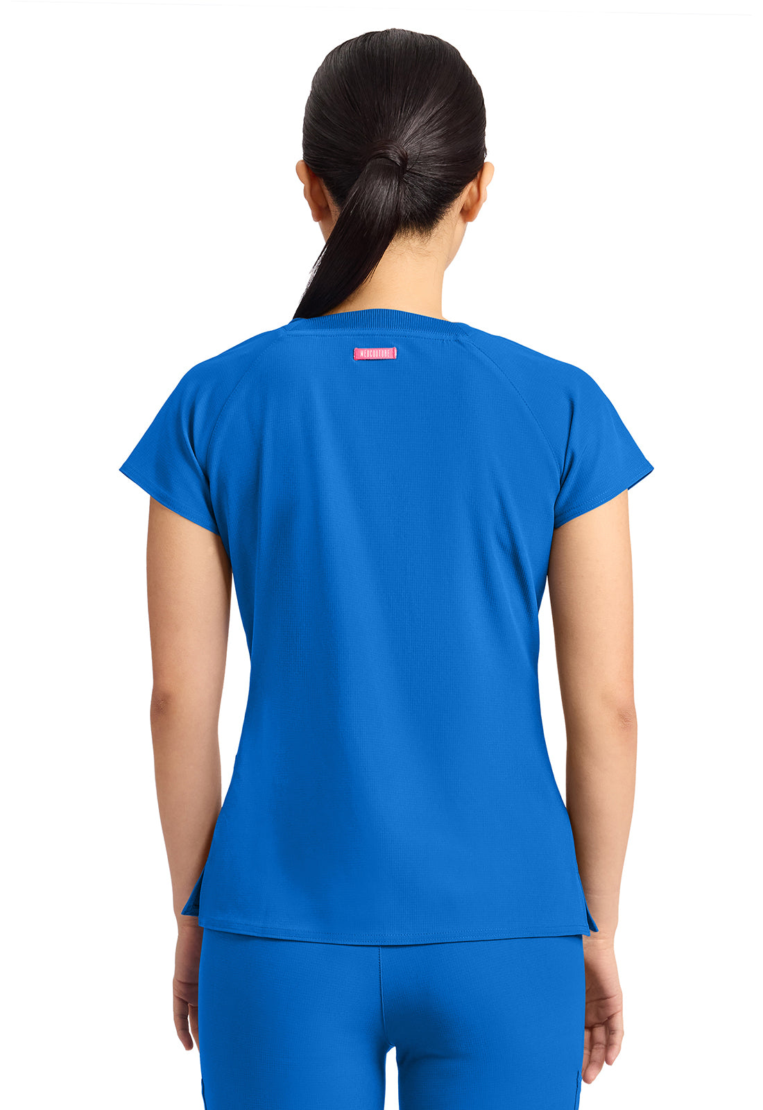 Med Couture Women's 3-Pocket Square Neck Top