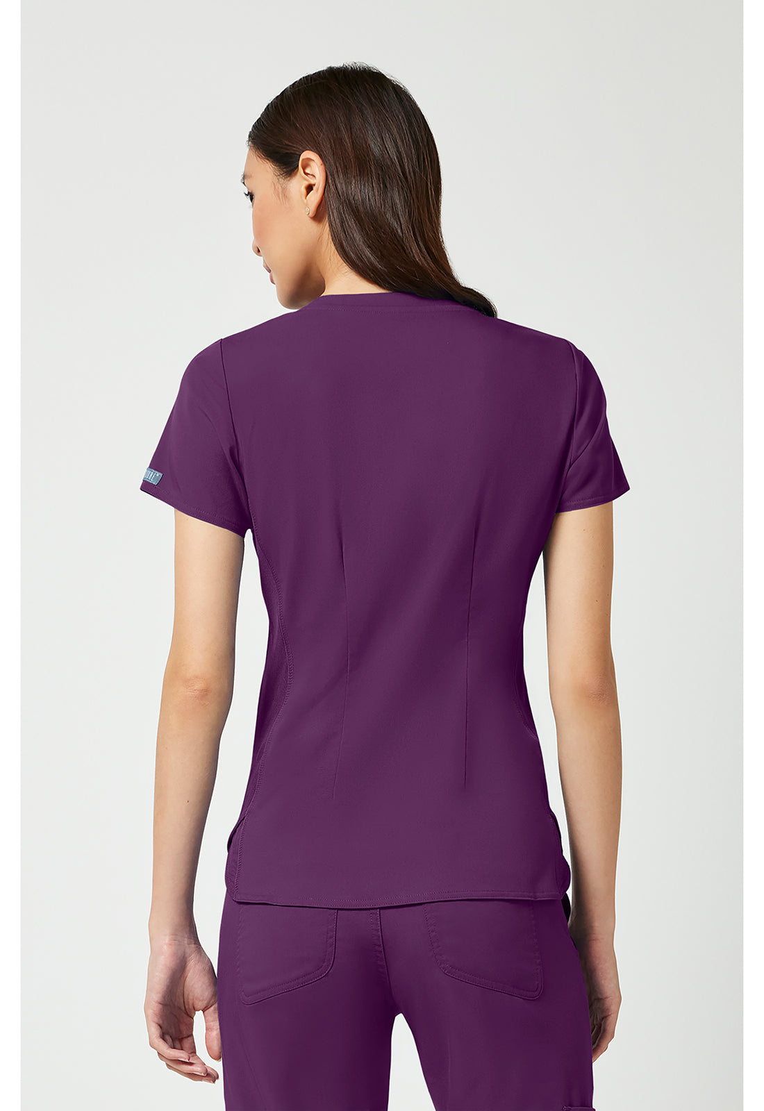 Med Couture V-Neck Shirttail Top