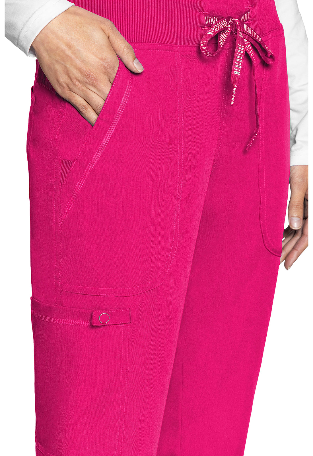 Med Couture MC Touch Jogger Yoga Pant in Pink Punch