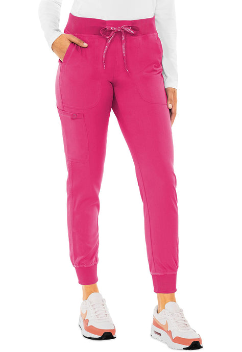 Med Couture MC Touch Jogger Yoga Pant in Pink Punch