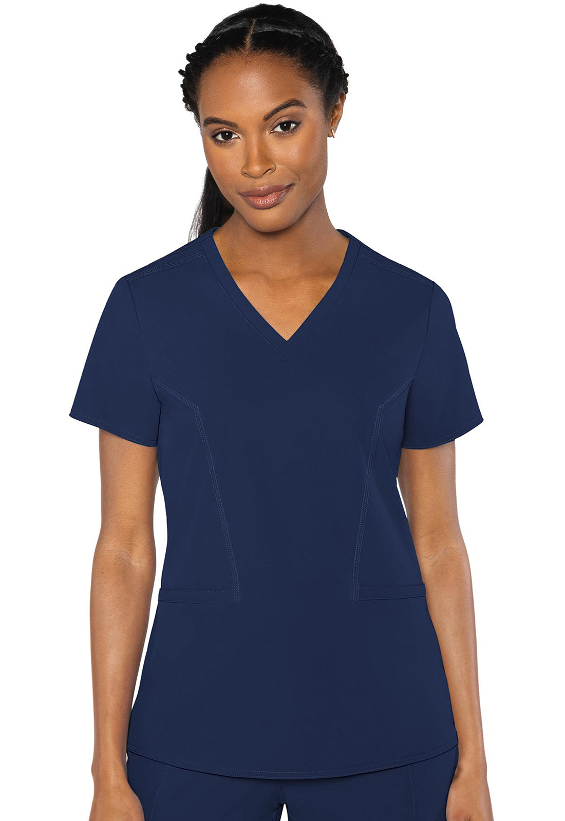 Med Couture MC Peaches Double V Neck Top