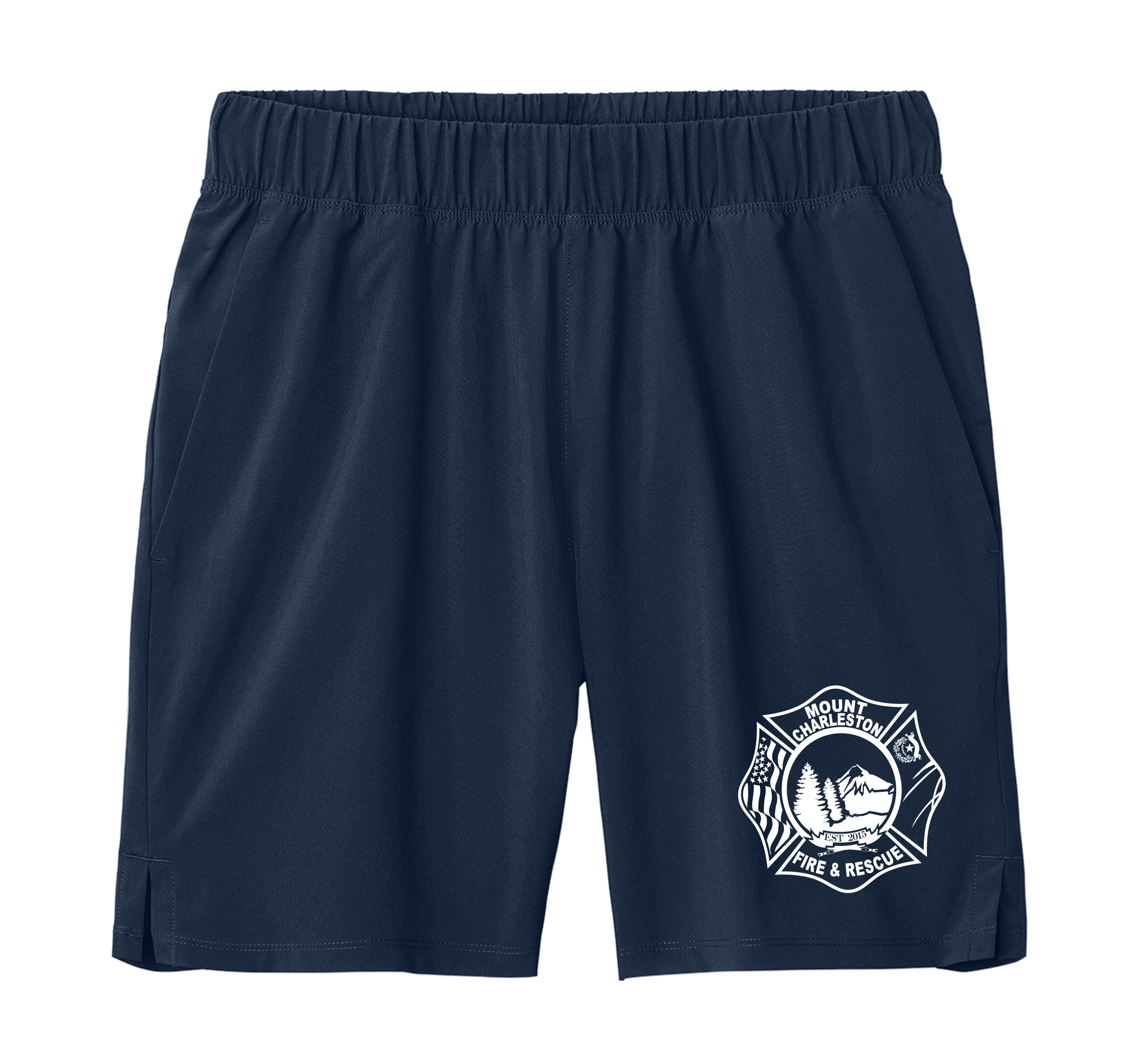 MCFR (Mount Charleston Fire & Rescue) 7" Inseam Polyester Shorts